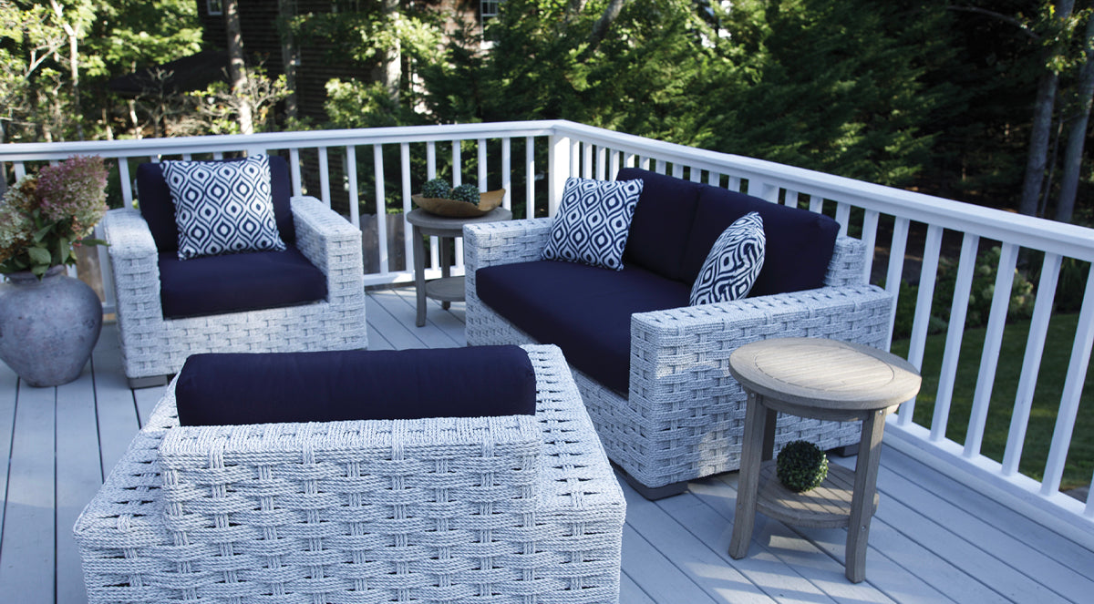 Rutherford Loveseat - Rope Twist Off White