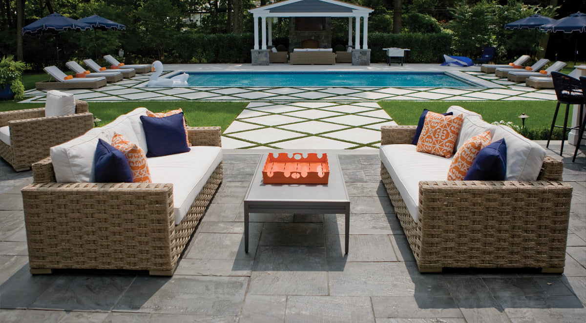 Rutherford Sofa - Rope Twist Antique Weed