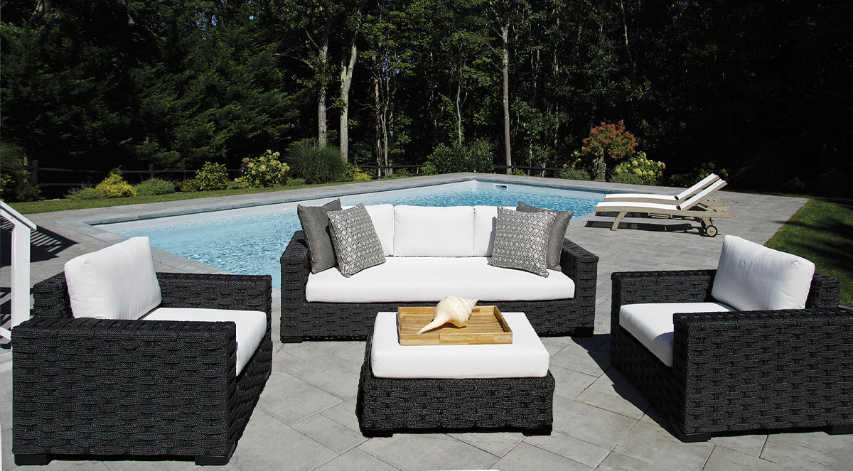 Rutherford Sofa - Rope Twist Black