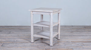 Square Side Table Turning  Leg with Cane