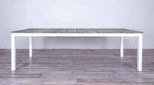 Load image into Gallery viewer, Avalon Dining Table Vertical Slats in White Sand