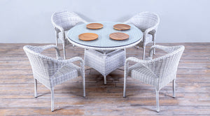 Westhampton Round 47" with Woven Top