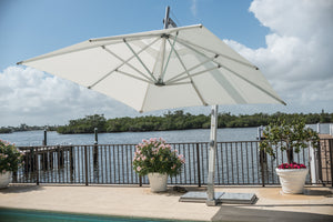 10 x 13 Rectangular Hurricane Side Wind Umbrella