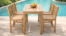 Load image into Gallery viewer, Avalon Wooden Bar Dining Table 5ft