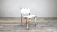 Load image into Gallery viewer, Dining Side Chair With Woven Leather