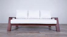 Load image into Gallery viewer, Desert Modern Wood Sofa 3 Seater Indoor