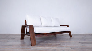 Desert Modern Wood Sofa 3 Seater Indoor