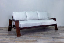 Load image into Gallery viewer, Desert Modern Wood Sofa 3 Seater Indoor