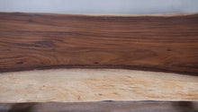 Load image into Gallery viewer, Live Edge 8FT long Dining Table with Wooden Base