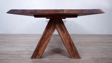 Load image into Gallery viewer, Live Edge 8FT long Dining Table with Wooden Base