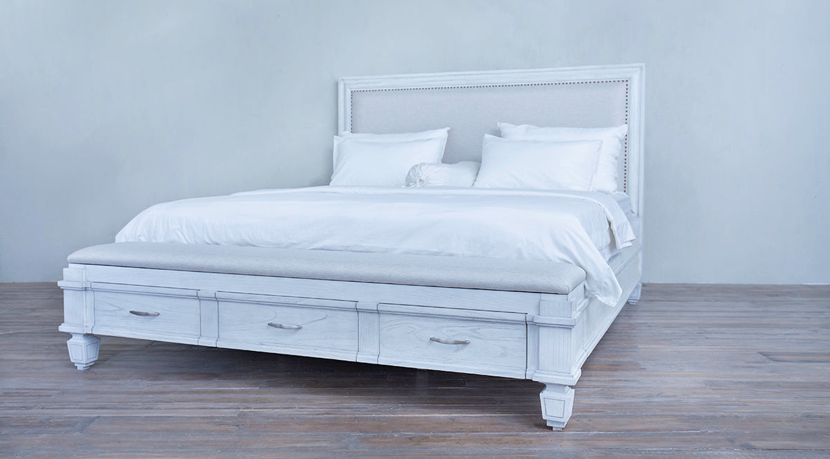 Bleecker Street King Bed with Foot Bench