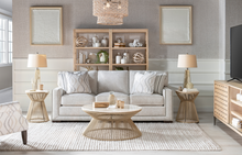 Load image into Gallery viewer, Rope Cocktail Table W/ Travertine Top Legacy 1500-502