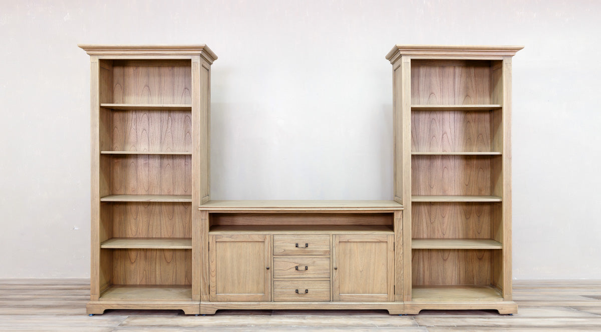 TV Cabinet with Book case