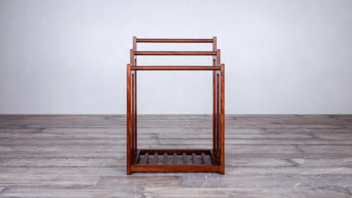 Towel Rack with Bottom Shelf