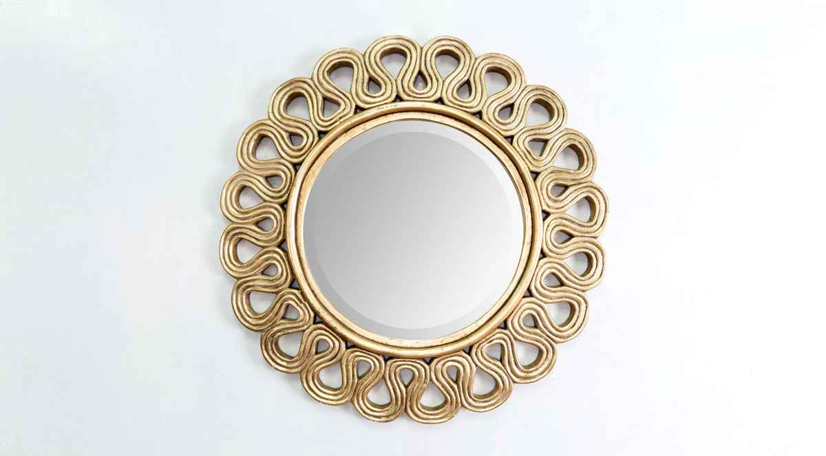 Contemporary Scrolls Mirror