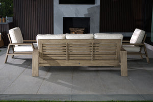 Desert Modern Wood Sofa 3 Seater Indoor