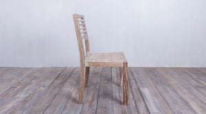 Rendezvous Side Chair with Thin Slats at the back