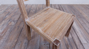 Rendezvous Side Chair with Thin Slats at the back