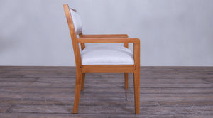 Rendezvous Arm Chair with Upholstered Seat and Back