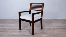 Load image into Gallery viewer, Rendezvous Arm Chair upholstered seat with Slats back