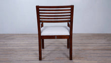 Load image into Gallery viewer, Rendezvous Arm Chair upholstered seat with Slats back