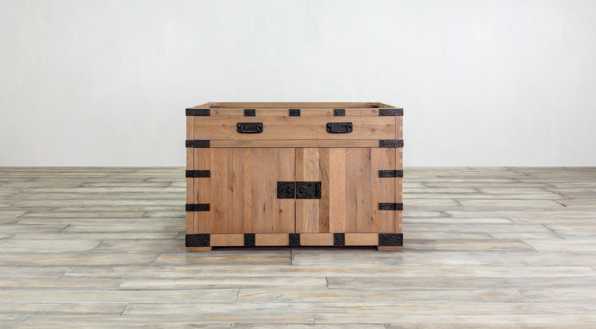 Vanity Base Cabinet for Single Large Sink.