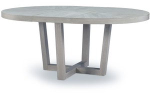 Solstice Round Dining Table can be enlaged to oval Legacy N8662-521