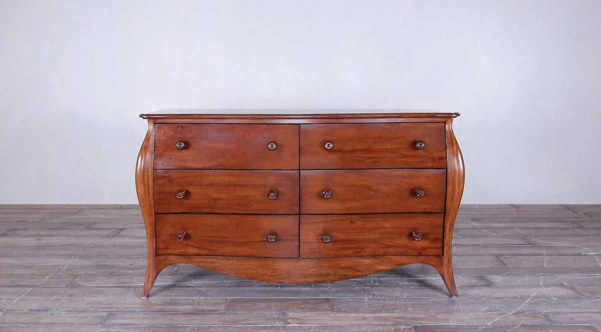 Bombe 6 Drawer Dresser