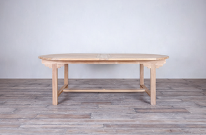 Montauk oval double extention table