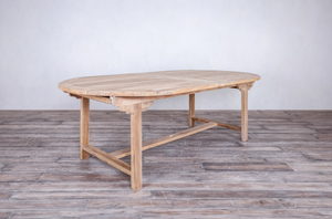 Montauk oval double extention table