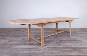 Montauk oval double extention table