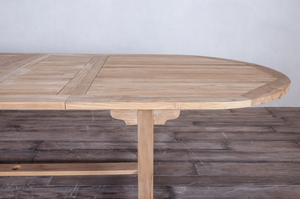 Montauk oval double extention table