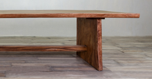 Load image into Gallery viewer, Live Edge 10FT Long Dining Table With Wooden Base