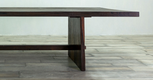 Load image into Gallery viewer, Live Edge 8FT long Dining Table with Wooden Base