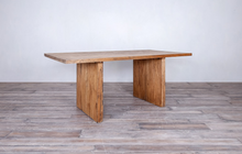 Load image into Gallery viewer, Reclaimed wood Dining Table 8FT Solid Horizontal grain