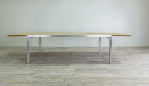 Avalon Extending Dining Table Horizontal Slat 7FT to 10FT Open