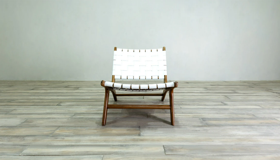 Lazy Chair with Leather