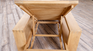 Desert Modern Wood Club Lounger