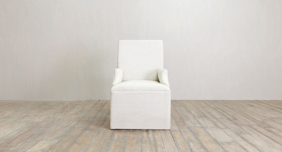 Hudson Parson Slipcover Arm Chair