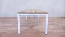 Load image into Gallery viewer, Avalon Dining Table Horizontal Slats White Sand