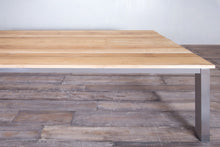 Load image into Gallery viewer, Avalon Dining Table Horizontal Slats Stainless Steel