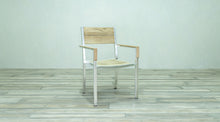Load image into Gallery viewer, Avalon Arm Chair Stainless Steel - Large Slat