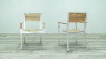 Load image into Gallery viewer, Avalon Arm Chair Stainless Steel - Large Slat