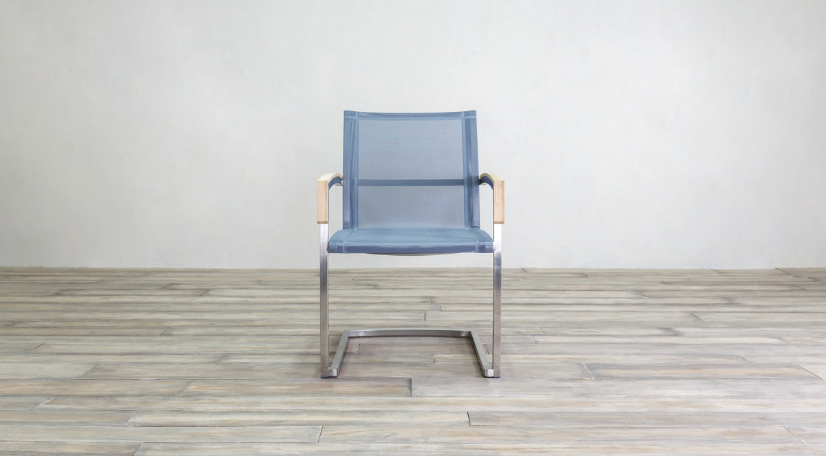 BelleRose Arm Chair With Stainless Steel Frame