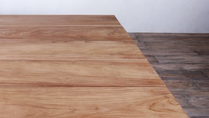 Avalon Wooden Dining Table Horizontal Slats