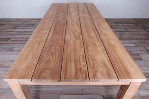 Avalon Wooden Dining Table Horizontal Slats