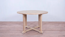 Load image into Gallery viewer, Round Teak Dining Table