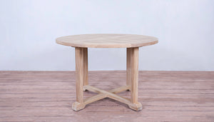 Round Teak Dining Table