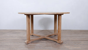 Round Teak Dining Table