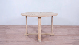 Round Teak Dining Table